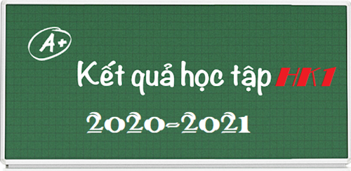 Thông báo kết quả học kì 1 năm học 2020-2021