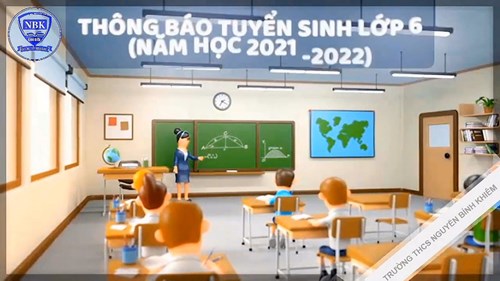 Thông báo tuyển sinh lớp 6 năm học 2021-2022