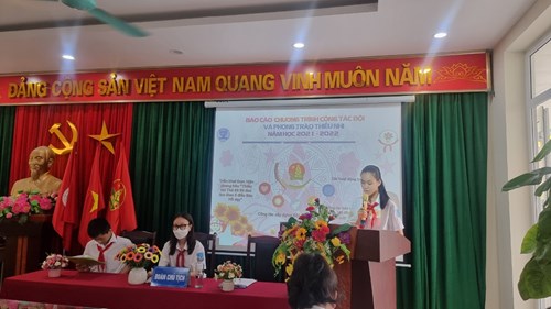Đại hội liên đội trường THCS Nguyễn Bỉnh Khiêm - nhiệm kì 2022 - 2023