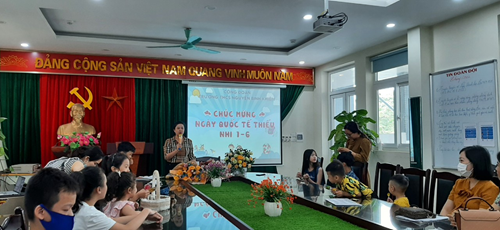 Vui Tết thiếu nhi cùng các bạn nhỏ THCS Nguyễn Bỉnh Khiêm