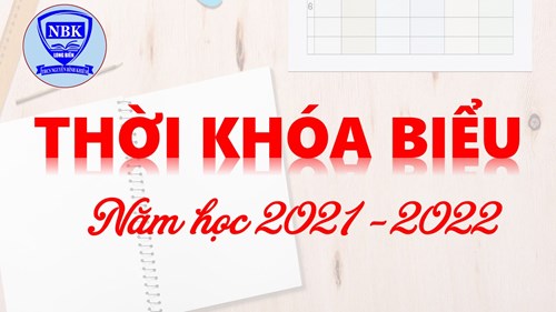 Thời khóa biểu số 12 năm học 2021-2022 áp dụng từ ngày 18/4/2022
