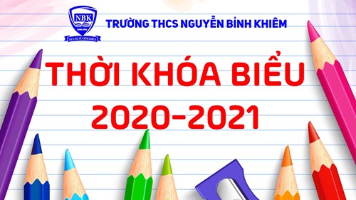 Thời khoá biểu số 9 năm học 2020 -2021