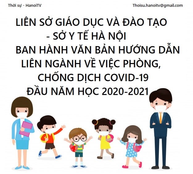 Hà Nội: Ban hành hướng dẫn liên ngành về phòng, chống dịch COVID-19 đầu năm học 2020-2021