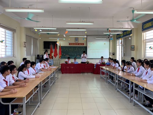 Trường THCS Phúc Đồng tổ chức thành công Đại hội Liên đội - Nhiệm kì năm học 2020-2021