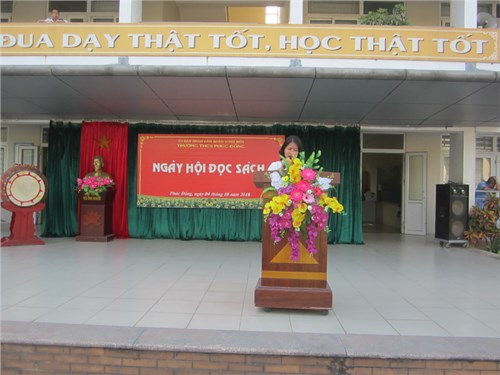 Ngày hội đọc sách trường THCS Phúc Đồng