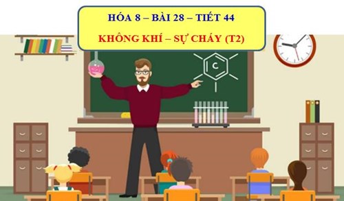 Hóa học 8 - Bài 28 - Tiết 44: Không khí - sự chảy (T2)