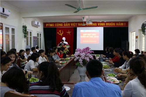 Công đoàn trường tổ chức gặp mặt chúc Tết đầu Xuân Kỷ Hợi 2019