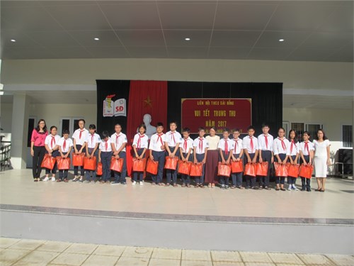  Vui tết trung thu năm 2017 của Liên đội Trường THCS Sài Đồng