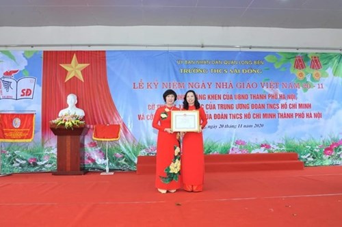 Trường THCS Sài Đồng – Quận Long Biên – Thành phố Hà Nội: 35 năm trọn vẹn với sứ mệnh trồng người