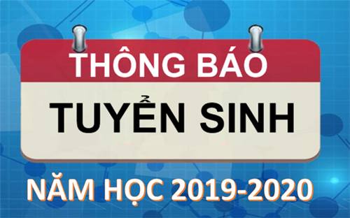 Thông báo tuyển sinh vào lớp 6 trường THCS Thạch Bàn năm học 2019-2020