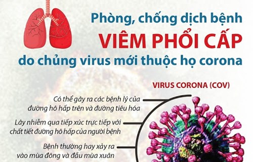 Tuyên truyền phòng, chống bệnh viêm đường hô hấp cấp do chủng mới của virut Corona (nCoV) 