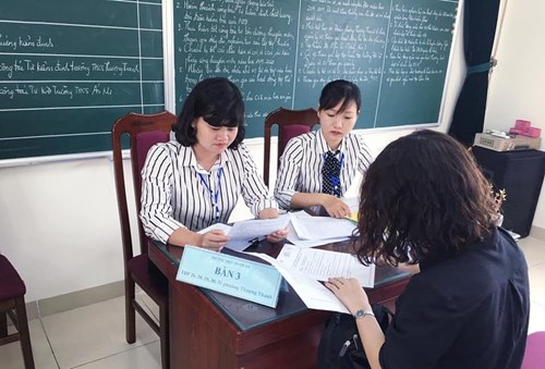 Công tác tuyển sinh lớp 6 của trường THCS Thanh Am năm học 2019-2020