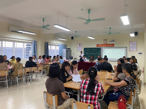 Trường THCS Thanh Am tổ chức gặp mặt hội cha mẹ học sinh đầu năm học 2022 - 2023