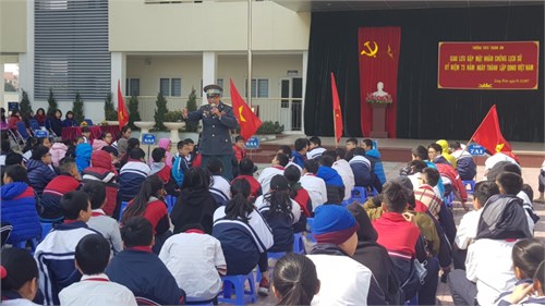 Trường THCS Thanh Am tổ chức kỉ niệm Ngày thành lập Quân đội nhân dân Việt Nam 22/12