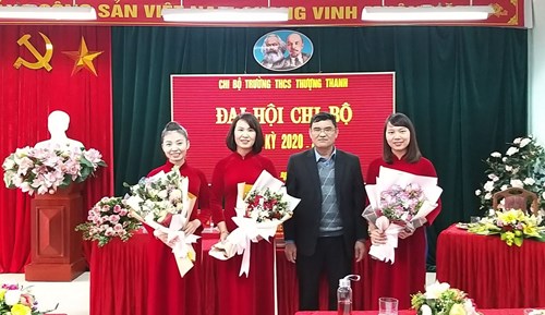 Trường THCS Thượng Thanh tổ chức Đại hội Chi bộ nhiệm kỳ 2020-2022