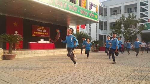 Trường THCS Thượng Thanh tưng bừng tổ chức Chung kết Hội khỏe Phù Đổng năm học 2016-2017