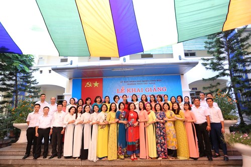 Trường THCS Việt Hưng tưng bừng tổ chức Lễ khai giảng đón năm học mới 2019 - 2020