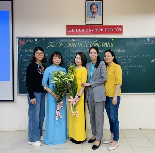 Tiết thi GVG môn Toán học của cô giáo Nguyễn Thị Vân Anh và cô Đỗ Hồng Dương -  GV trường THCS Việt Hưng