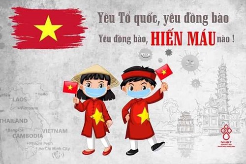 Hiến máu cứu người là nghĩa cử cao đẹp, là truyền thống tương thân tương ái của người dân Việt Nam với thông điệp: