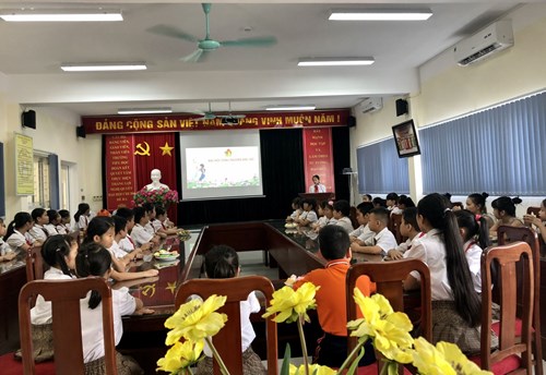 Liên đội Tiểu học Đoàn Kết tổ chức Đại hội Cháu ngoan Bác Hồ