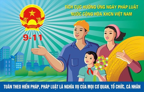 Trường Tiểu học Đoàn Khuê hưởng ứng ngày pháp luật nước CHXHCN Việt Nam năm 2021