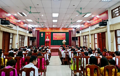 Hội nghị tổng kết công tác chỉ đạo tổ chức đại hội chi bộ trực thuộc Đảng bộ phường Việt Hưng