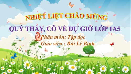 Tổ chức tốt chuyên đề Tiếng Việt 1