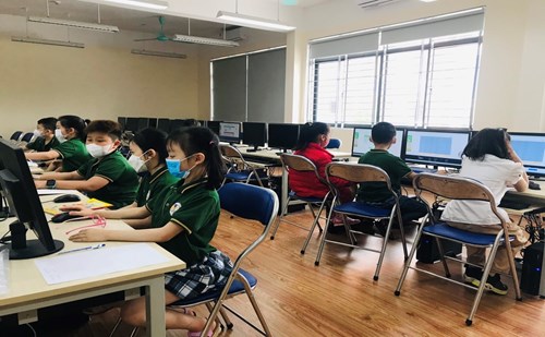 Trường Tiểu học Đoàn Khuê tổ chức thành công cuộc thi Violympic toán cấp Quốc gia năm học 2021 - 2022