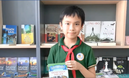 SBD 23_Đinh Minh Quang, lớp 5A3, review sách Kể chuyện danh nhân thế giới.