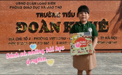 SBD 04_Bùi Nguyễn Hà Chi, lớp 1A2, review sách An toàn trong nhà.