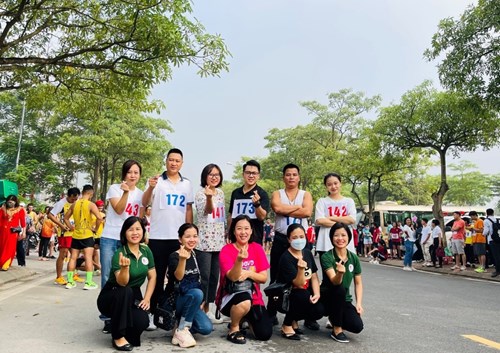 Trường Tiểu học Đoàn Khuê tích cực tham gia Đại hội thể dục thể thao quận Long Biên lần thứ V và giải chạy báo Hà Nội lần thứ 47 - vì hòa bình năm 2022
