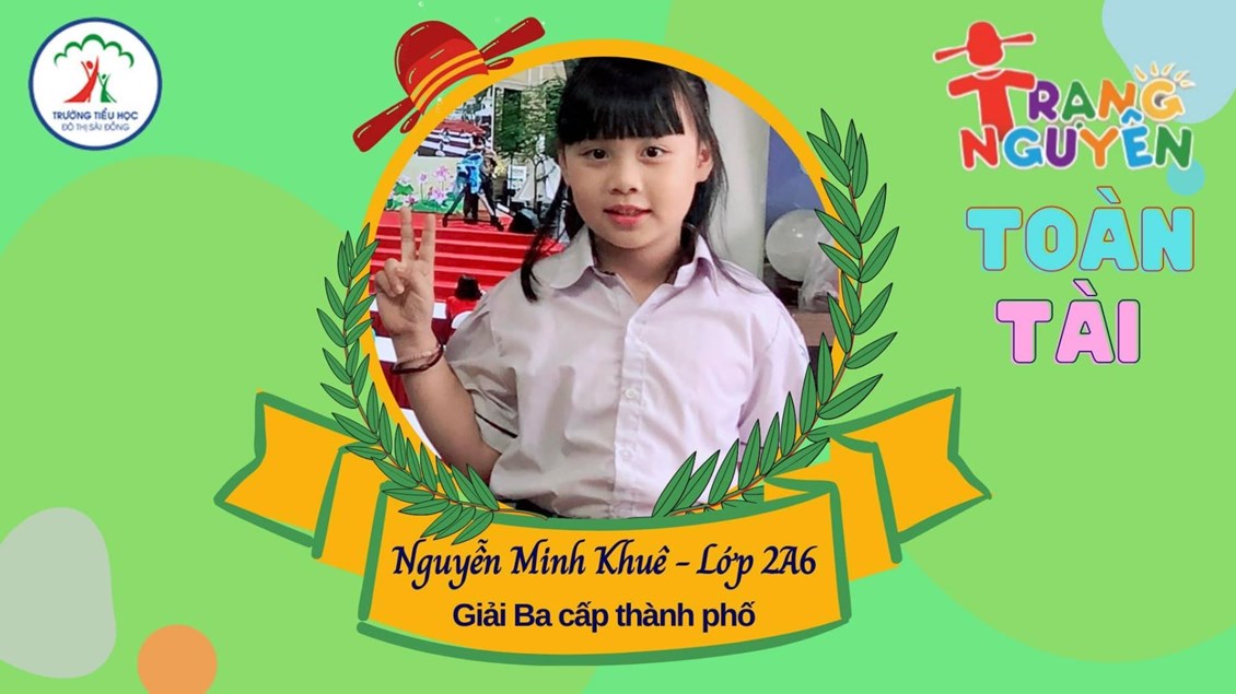 Nguyễn Minh Khuê - Bông hoa nhỏ chăm ngoan, học giỏi!