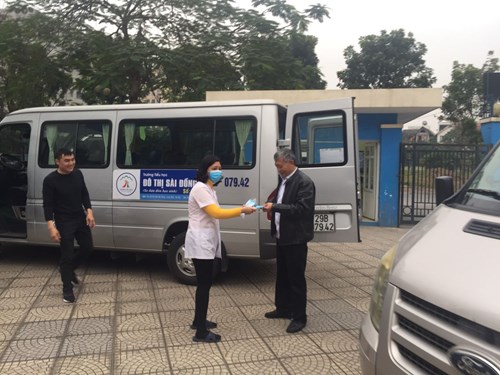 Công tác phòng , chống dịch viêm đường hô hấp do chủng mới của vi rút corona tại trường Tiểu học Đô thị Sài Đồng