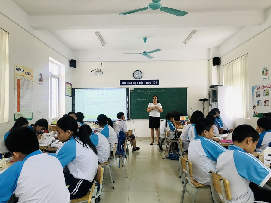 Cô giáoThanh Hòa - GVCN lớp 4A1 với tiết thi môn Tiếng Việt - Bài 6A: Dũng cảm nhận lỗi