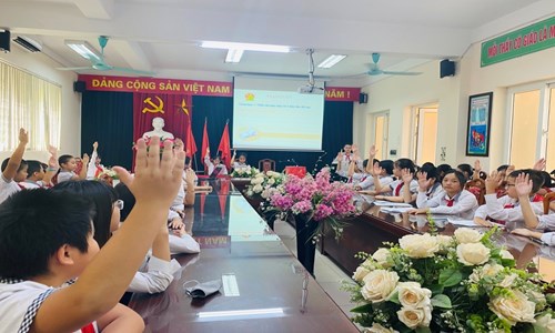 ĐẠI HỘI LIÊN ĐỘI  Trường Tiểu học Đô thị Việt Hưng NHIỆM KỲ 2020 - 2021