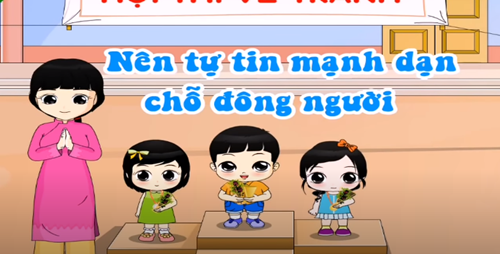 KNS-Nên tự tin mạnh dạn chỗ đông người