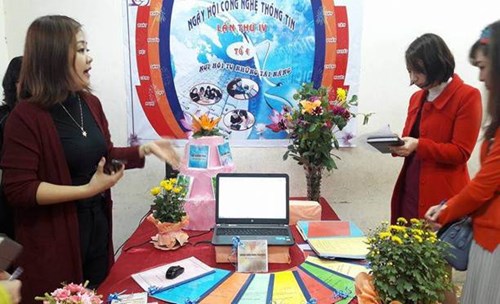 Trường Tiểu học Đức Giang tổ chức Ngày hội  công nghệ thông tin lần thứ IV cấp trường 