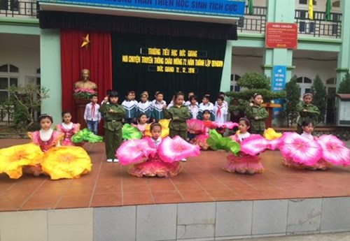 Các hoạt động kỉ niệm 72 năm ngày thành lập Quân đội nhân dân Việt Nam của trường Tiểu học Đức Giang