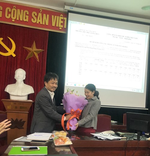 Tiết chuyên đề thành công của đ/c Nguyễn Thị Vân Anh