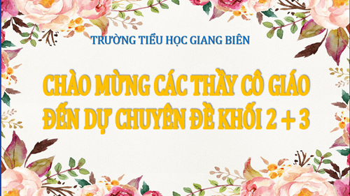 Tổ 2 + 3 thực hiện chuyên đề môn Tiếng Việt trước thềm năm học mới