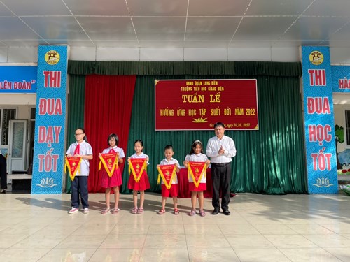 Trường Tiểu học Giang Biên phát động  Tuần lễ học tập suốt đời  năm học 2022 - 2023