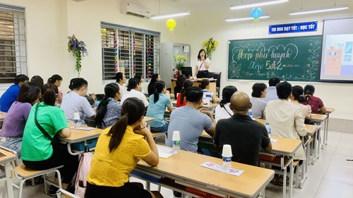 Trường Tiểu học Gia Quất tổ chức buổi họp phụ huynh đầu năm năm học 2022-2023