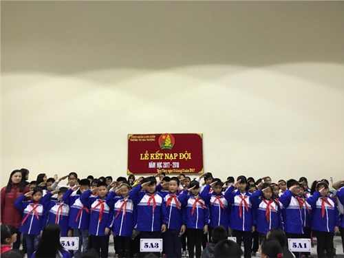 Lễ kết nạp Đội viên mới - Niềm tự hào khi được mang trên vai chiếc khăn quàng đỏ thắm