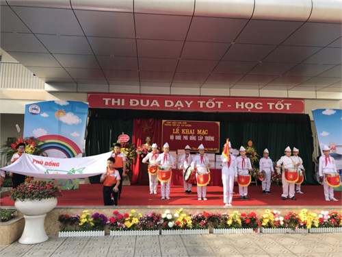 Trường Tiểu học Gia Thượng tổ chức khai mạc Hội khỏe Phù Đổng cấp trường