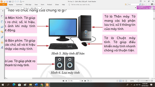 Tin học 3-Tuần 1- Bài 1: Các thành phần của máy tính - Trịnh Thị Thanh Dung