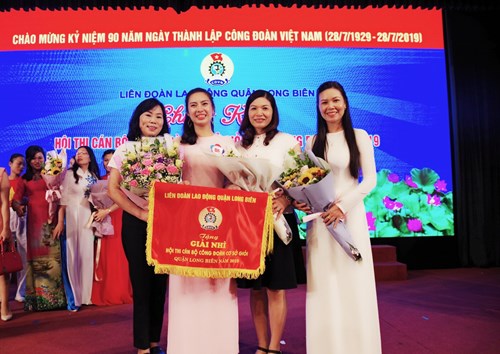 Niềm tự hào của Công đoàn nhà trường trong hội thi  Cán bộ công đoàn cơ sở giỏi  quận Long Biên