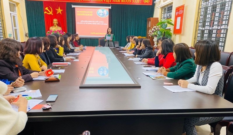Chi bộ Tiểu học Long Biên hoàn thành xuất sắc nhiệm vụ Đảng năm 2019
