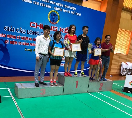 Trường Tiểu học Long Biên xuất sắc giành giải cao tại chung kết giải cầu lông quận Long Biên