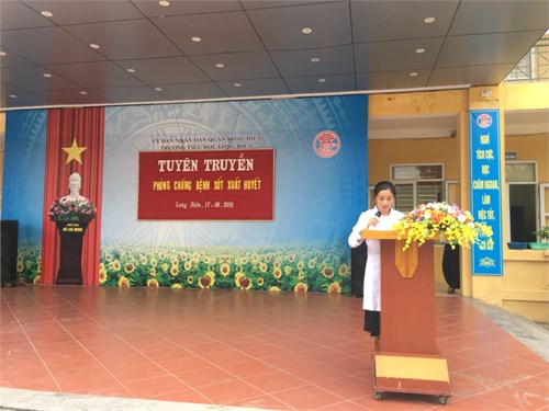 Trường Tiểu học Long Biên tổ chức tuyên truyền phòng chống dịch bệnh sốt xuất huyết