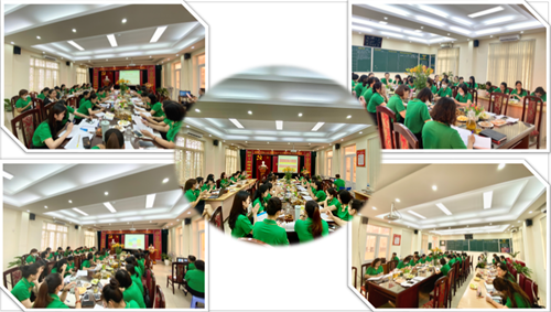 Trường tiểu học Lý Thường Kiệt tổ chức hội nghị tổng kết năm học 2021-2022, triển khai nhiệm vụ năm học 2022-2023.